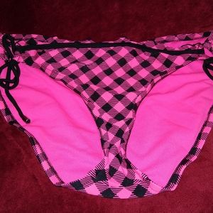 Arizona Checkered Pink Size XXL Bikini Bottom